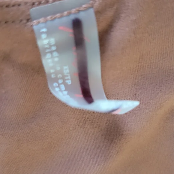 Free People Movement Rust Playset Bodysuit Raceback Pockets Size XS - Picture 5 of 8